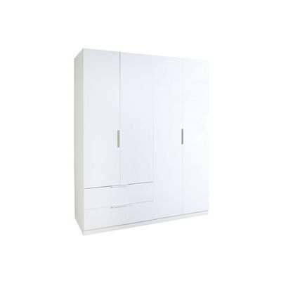 COMPOSAD Armadio Espresso 4a+2c 162x58xh200 Cm L.bianco COMPOSAD Armadio Espresso 4a+2c 162x58xh200 Cm L.bianco