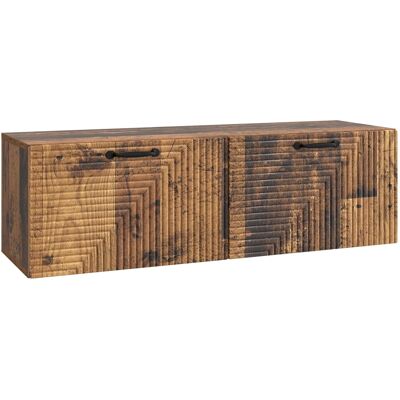 VIDAXL Mobile Porta Tv Da Muro Legno Antico 98 X 31 X 30 Cm VIDAXL Mobile Porta Tv Da Muro Legno Antico 98 X 31 X 30 Cm