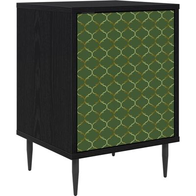 VIDAXL Armadio Da Notte Geleen Rovere Nero 36 X 33 X 51 Cm VIDAXL Armadio Da Notte Geleen Rovere Nero 36 X 33 X 51 Cm
