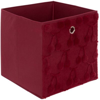 ATMOSPHERA Cesto Portaoggetti Fraci 30x30cm Motivi Ciliegia Rossa - Créateur D'Intérieur ATMOSPHERA Cesto Portaoggetti Fraci 30x30cm Motivi Ciliegia Rossa - Créateur D'Intérieur