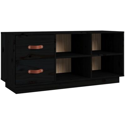 HELLOSHOP26 Panca Portascarpe/stivali Cassettiera Scaffale Mobiletto Portaoggetti Per Ingresso 100 X 34 X 45 Cm Legno Di Pino Massello Nero 020022980 HELLOSHOP26 Panca Portascarpe/stivali Cassettiera Scaffale Mobiletto Portaoggetti Per Ingresso 100 X 34 X 45 Cm Legno Di Pino Massello Nero 020022980
