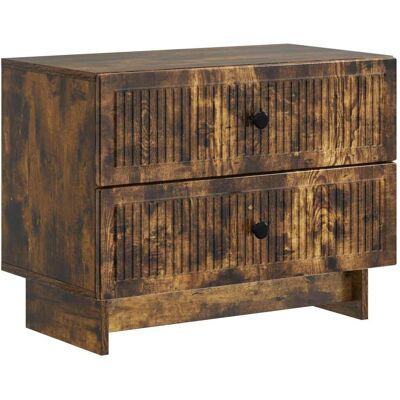 VIDAXL Armadio Da Notte Con Cassetto Rovere Fumo 62 X 34,5 X 47,5 VIDAXL Armadio Da Notte Con Cassetto Rovere Fumo 62 X 34,5 X 47,5