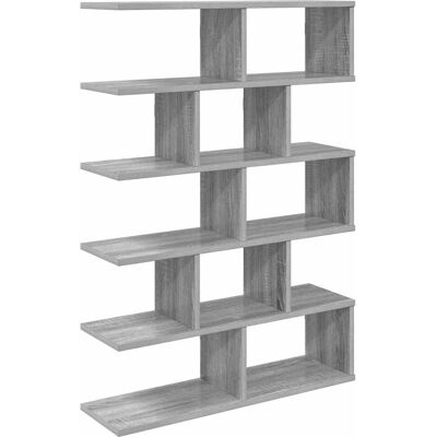 VIDAXL Scaffale Da Parete Sonoma Grigio 70 X 20 X 100 Cm VIDAXL Scaffale Da Parete Sonoma Grigio 70 X 20 X 100 Cm