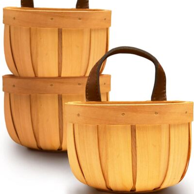 TREETALK Piccolo Cestino Portaoggetti Decorativo Semicircolare Realizzato A Mano Con Trucioli Di Legno Naturale E Dotato Di Un Esclusivo Meccanismo Di Sospensione, Ideale Per La Cucina E Il Giardino. TREETALK Piccolo Cestino Portaoggetti Decorativo Semicircolare Realizzato A Mano Con Trucioli Di Legno Naturale E Dotato Di Un Esclusivo Meccanismo Di Sospensione, Ideale Per La Cucina E Il Giardino.