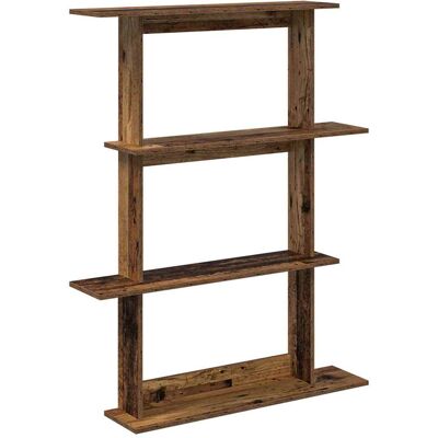 VIDAXL Scaffale Da Parete Legno Antico 100 X 20 X 126 Cm VIDAXL Scaffale Da Parete Legno Antico 100 X 20 X 126 Cm