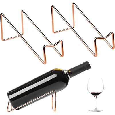 ENOWELIR Elegante Portabottiglie In Metallo Impilabile – Supporto Indipendente Per Vino Per Bar Domestico, Cucina O Arredamento D’interni ENOWELIR Elegante Portabottiglie In Metallo Impilabile – Supporto Indipendente Per Vino Per Bar Domestico, Cucina O Arredamento D’interni