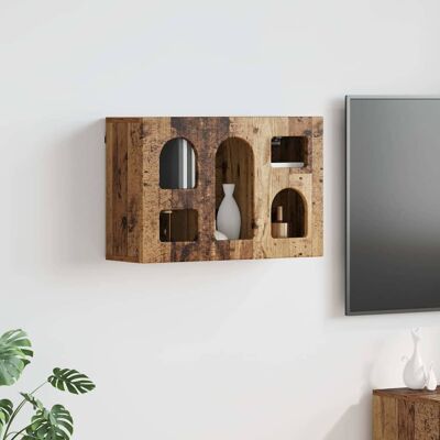 VIDAXL Armadio Pensile Legno Vecchio 60 X 20 X 40 Cm Legno VIDAXL Armadio Pensile Legno Vecchio 60 X 20 X 40 Cm Legno