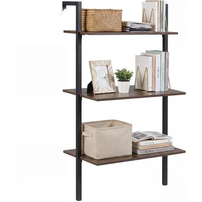 COSTWAY Mensola Da Parete Scaffale A 3 Livelli Espositore Da Parete Libreria Sospesa Muro Moderno Sospeso Galleggiante Appeso Flottante Salvaspazio Legno Libr COSTWAY Mensola Da Parete Scaffale A 3 Livelli Espositore Da Parete Libreria Sospesa Muro Moderno Sospeso Galleggiante Appeso Flottante Salvaspazio Legno Libr