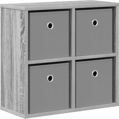 VIDAXL Credenza Con Cassetto Grigio Sonoma 49,5 X 22 X 47 Cm VIDAXL Credenza Con Cassetto Grigio Sonoma 49,5 X 22 X 47 Cm
