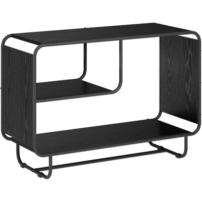 VIDAXL Credenza Rovere Nero 93.5 X 37.5 X 64.5 Cm Legno Ingegnerizzato VIDAXL Credenza Rovere Nero 93.5 X 37.5 X 64.5 Cm Legno Ingegnerizzato