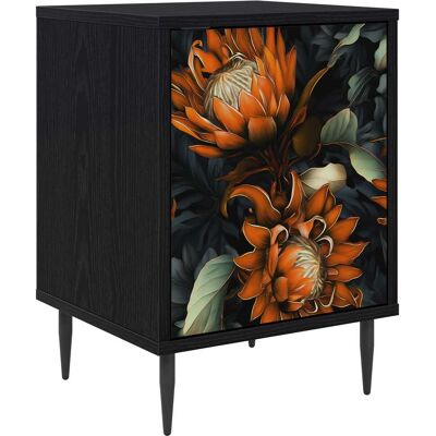VIDAXL Armadio Da Notte Lochem Rovere Nero 36 X 33 X 51 Cm VIDAXL Armadio Da Notte Lochem Rovere Nero 36 X 33 X 51 Cm