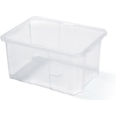 Scatola di Stoccaggio PROSPERPLAST - Trasparente - 40x30x20 cm Scatola di Stoccaggio PROSPERPLAST - Trasparente - 40x30x20 cm