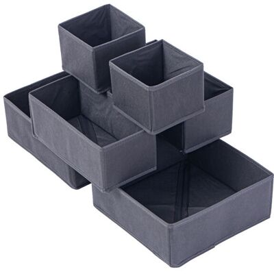 OEM Organizzatore Per Cassetti/organizer Per Vestiti, Pieghevole Per Armadio, Camera Da Letto O Cucina, Set Da 6, Grigio OEM Organizzatore Per Cassetti/organizer Per Vestiti, Pieghevole Per Armadio, Camera Da Letto O Cucina, Set Da 6, Grigio