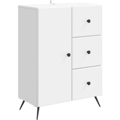 VIDAXL Credenza Bianco 66 X 34,5 X 90 Cm Legno Ingegnerizzato VIDAXL Credenza Bianco 66 X 34,5 X 90 Cm Legno Ingegnerizzato
