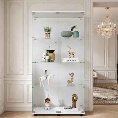 OCEVIA Vetrina In Vetro - Contenitore Per Oggetti Da Collezione - Cantina Per Vini - Contenitore Antipolvere - Adatto Per Soggiorni, Camere Da Letto, Uffici, Ecc. OCEVIA Vetrina In Vetro - Contenitore Per Oggetti Da Collezione - Cantina Per Vini - Contenitore Antipolvere - Adatto Per Soggiorni, Camere Da Letto, Uffici, Ecc.