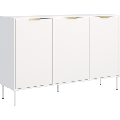 SELSEY Credenza A 3 Ante - Bianco, 150 Cm - Vena SELSEY Credenza A 3 Ante - Bianco, 150 Cm - Vena