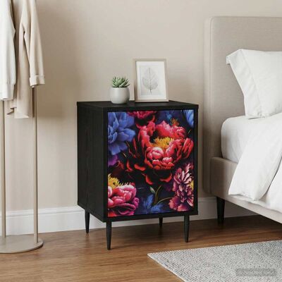 VIDAXL Armadio Da Notte Kiel 2 Pz Rovere Nero 36 X 33 X 51 Cm VIDAXL Armadio Da Notte Kiel 2 Pz Rovere Nero 36 X 33 X 51 Cm