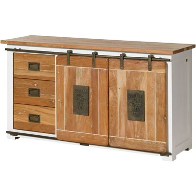 Massivmoebel24 Credenza Mango Bianco Laccato 150x45x80 (bxtxh) Montato Railway 500 Massivmoebel24 Credenza Mango Bianco Laccato 150x45x80 (bxtxh) Montato Railway 500