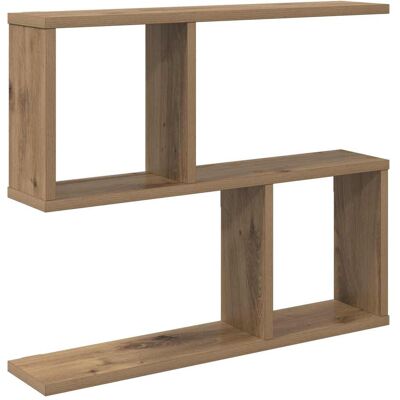 VIDAXL Scaffale Da Parete Rovere Artigianale 60 X 12 X 50,5 Cm VIDAXL Scaffale Da Parete Rovere Artigianale 60 X 12 X 50,5 Cm