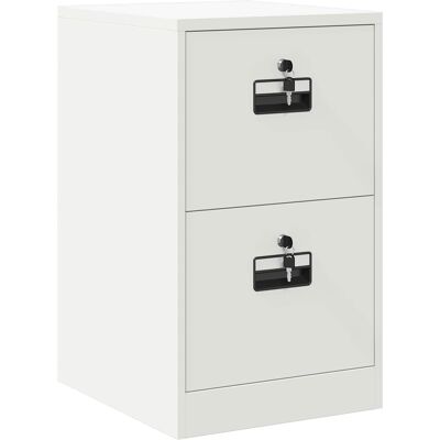 VIDAXL Armadio Per File Con Cassetto Bianco 44 X 50 X 74,5 Cm VIDAXL Armadio Per File Con Cassetto Bianco 44 X 50 X 74,5 Cm