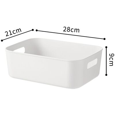 OEM Cestini Portaoggetti In Plastica, Set Di 6 Cestini Portaoggetti Impilabili Con Manici Per Cucina, Armadio, Ufficio (bianco) OEM Cestini Portaoggetti In Plastica, Set Di 6 Cestini Portaoggetti Impilabili Con Manici Per Cucina, Armadio, Ufficio (bianco)
