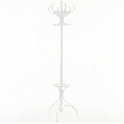 COSTWAY Appendiabiti Da Terra,attaccapanni In Legno Con 12 Ganci,182 Cm,capacità10 Kg,bianco COSTWAY Appendiabiti Da Terra,attaccapanni In Legno Con 12 Ganci,182 Cm,capacità10 Kg,bianco