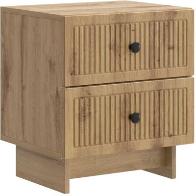 VIDAXL Armadio Da Notte Rovere Artigianale 43 X 34,5 X 47,5 Cm VIDAXL Armadio Da Notte Rovere Artigianale 43 X 34,5 X 47,5 Cm