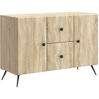 VIDAXL Credenza Rovere Sonoma 89 X 34,5 X 60 Cm Legno VIDAXL Credenza Rovere Sonoma 89 X 34,5 X 60 Cm Legno
