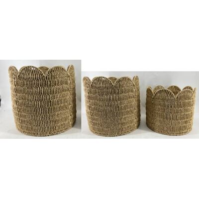 ATMOSPHERA Cesto Ppr Feston Cyrielle X3 - Créateur D'Intérieur ATMOSPHERA Cesto Ppr Feston Cyrielle X3 - Créateur D'Intérieur