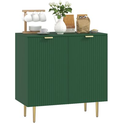 TORMATOR Credenza Da Cucina Con 2 Ante, Ripiano Regolabile, Gambe In Metallo Rialzate, 80 X 40 X 80 Cm, Verde Oliva. TORMATOR Credenza Da Cucina Con 2 Ante, Ripiano Regolabile, Gambe In Metallo Rialzate, 80 X 40 X 80 Cm, Verde Oliva.