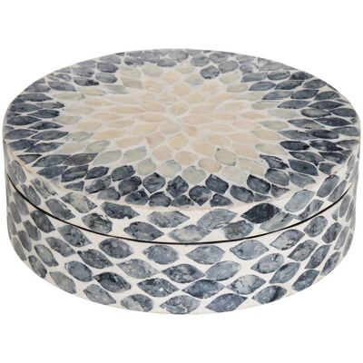 ATMOSPHERA Scatola Decorativa Sheila D25,5 Cm Grigio Perlato - Créateur D'Intérieur ATMOSPHERA Scatola Decorativa Sheila D25,5 Cm Grigio Perlato - Créateur D'Intérieur