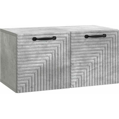 VIDAXL Mobile Porta Tv Da Muro Grigio Cemento 59,5 X 31 X 30 Cm VIDAXL Mobile Porta Tv Da Muro Grigio Cemento 59,5 X 31 X 30 Cm