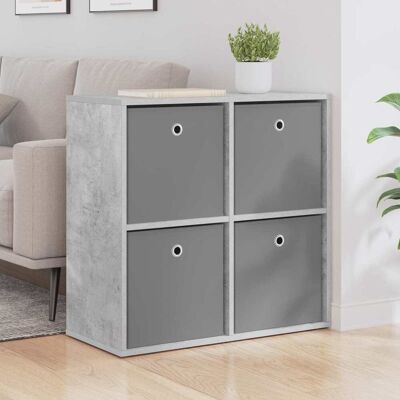 VIDAXL Credenza Con Cassetto Grigio Cemento 68,5 X 32 X 67 Cm VIDAXL Credenza Con Cassetto Grigio Cemento 68,5 X 32 X 67 Cm