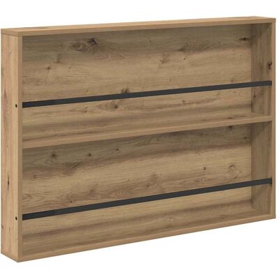 VIDAXL Scaffale Per Riviste Rovere Artigianale 100 X 12 X 70 Cm VIDAXL Scaffale Per Riviste Rovere Artigianale 100 X 12 X 70 Cm