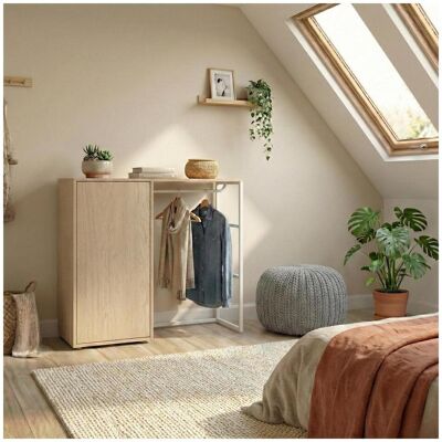MOB-IN Appendiabiti Da Soffitta Kadra 100x85cm Con Armadio E Unità Di Stoccaggio MOB-IN Appendiabiti Da Soffitta Kadra 100x85cm Con Armadio E Unità Di Stoccaggio