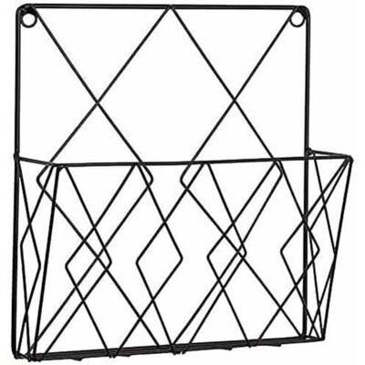 OEM Porta Riviste Da Parete, Porta Giornali, Cestini In Filo Metallico Nero, Mensola Decorativa Per Ufficio, Soggiorno, Camera Da Letto OEM Porta Riviste Da Parete, Porta Giornali, Cestini In Filo Metallico Nero, Mensola Decorativa Per Ufficio, Soggiorno, Camera Da Letto