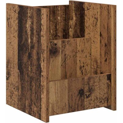 VIDAXL Scaffale Per Riviste Legno Vecchio 35 X 35 X 45 Cm VIDAXL Scaffale Per Riviste Legno Vecchio 35 X 35 X 45 Cm