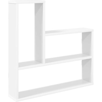 VIDAXL Scaffale Da Parete Bianco 60 X 11 X 60 Cm Legno Ingegnerizzato VIDAXL Scaffale Da Parete Bianco 60 X 11 X 60 Cm Legno Ingegnerizzato