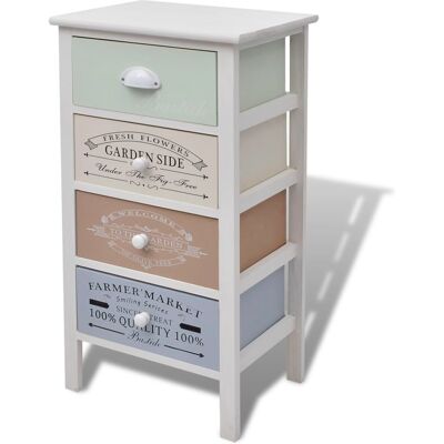 MAISON EXCLUSIVE - Mobile In Stile Francese Con 4 Cassetti In Legno MAISON EXCLUSIVE - Mobile In Stile Francese Con 4 Cassetti In Legno