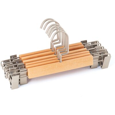 SKLUM Set Di 6 Grucce In Legno Rita Con Clip SKLUM Set Di 6 Grucce In Legno Rita Con Clip
