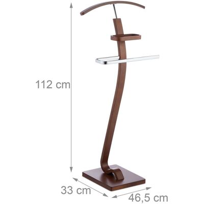 HELLOSHOP26 Servomuto 112 Cm Legno Testa Di Moro 130002919 HELLOSHOP26 Servomuto 112 Cm Legno Testa Di Moro 130002919