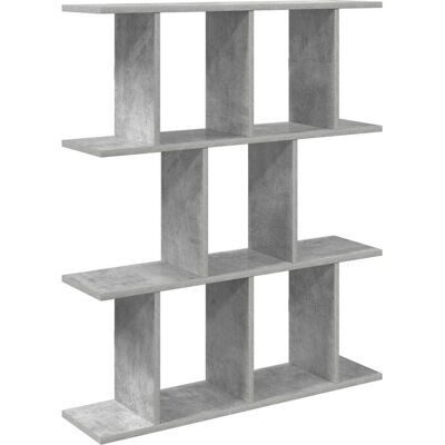 VIDAXL Scaffale Da Parete Grigio Cemento 80 X 20 X 96 Cm VIDAXL Scaffale Da Parete Grigio Cemento 80 X 20 X 96 Cm