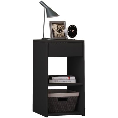 EBUY24 Vcm Comodino Tavolino Comodino Dimensioni Ca. A. 65 X L. 35 X P. 35 Cm - Sledo Maxi (nero) EBUY24 Vcm Comodino Tavolino Comodino Dimensioni Ca. A. 65 X L. 35 X P. 35 Cm - Sledo Maxi (nero)