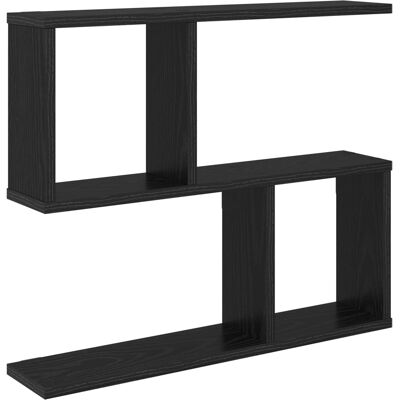 VIDAXL Scaffale Da Parete Rovere Nero 60 X 12 X 50,5 Cm VIDAXL Scaffale Da Parete Rovere Nero 60 X 12 X 50,5 Cm