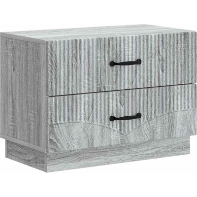 VIDAXL Armadio Da Notte Con Cassetto Grigio Sonoma 62 X 34,5 X VIDAXL Armadio Da Notte Con Cassetto Grigio Sonoma 62 X 34,5 X