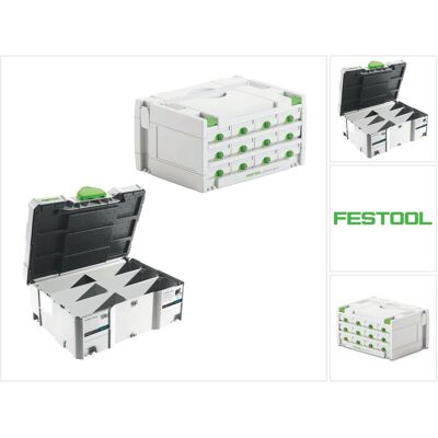 Festool Set Sortainer Sys 3-sort/12 ( 491986 ) Valigetta Assortimento + Systainer T-loc Sort-sys 2 Tl Domino ( 498889 ) Festool Set Sortainer Sys 3-sort/12 ( 491986 ) Valigetta Assortimento + Systainer T-loc Sort-sys 2 Tl Domino ( 498889 )
