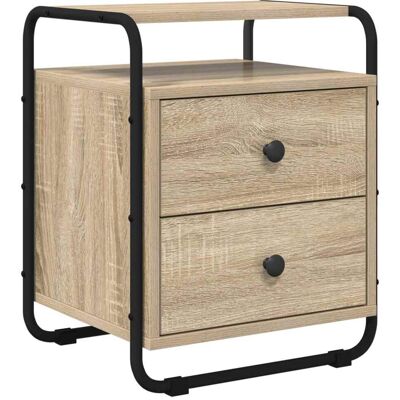 VIDAXL Armadio Da Notte Rovere Sonoma Legno Ingegnerizzato VIDAXL Armadio Da Notte Rovere Sonoma Legno Ingegnerizzato