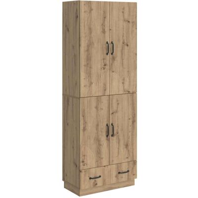 VIDAXL Set Di Armadi 2 Pcs Rovere Artigianale Legno VIDAXL Set Di Armadi 2 Pcs Rovere Artigianale Legno