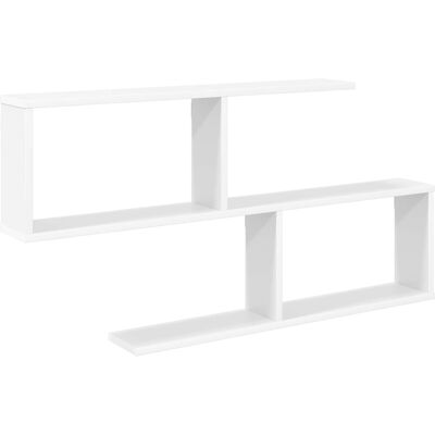 VIDAXL Scaffale Da Parete Bianco 100 X 12 X 50,5 Cm VIDAXL Scaffale Da Parete Bianco 100 X 12 X 50,5 Cm