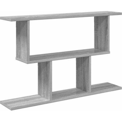 VIDAXL Scaffale Da Parete Sonoma Grigio 80 X 15 X 50,5 Cm VIDAXL Scaffale Da Parete Sonoma Grigio 80 X 15 X 50,5 Cm